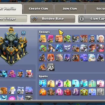 Clash of Clans Accounts High-End TH17-BH10|LVL 257|BK97,AQ98,MP74,GW75,RC46,DD18|HH11|BM35-BC30|21 LG & 11 Gold Skin|Many