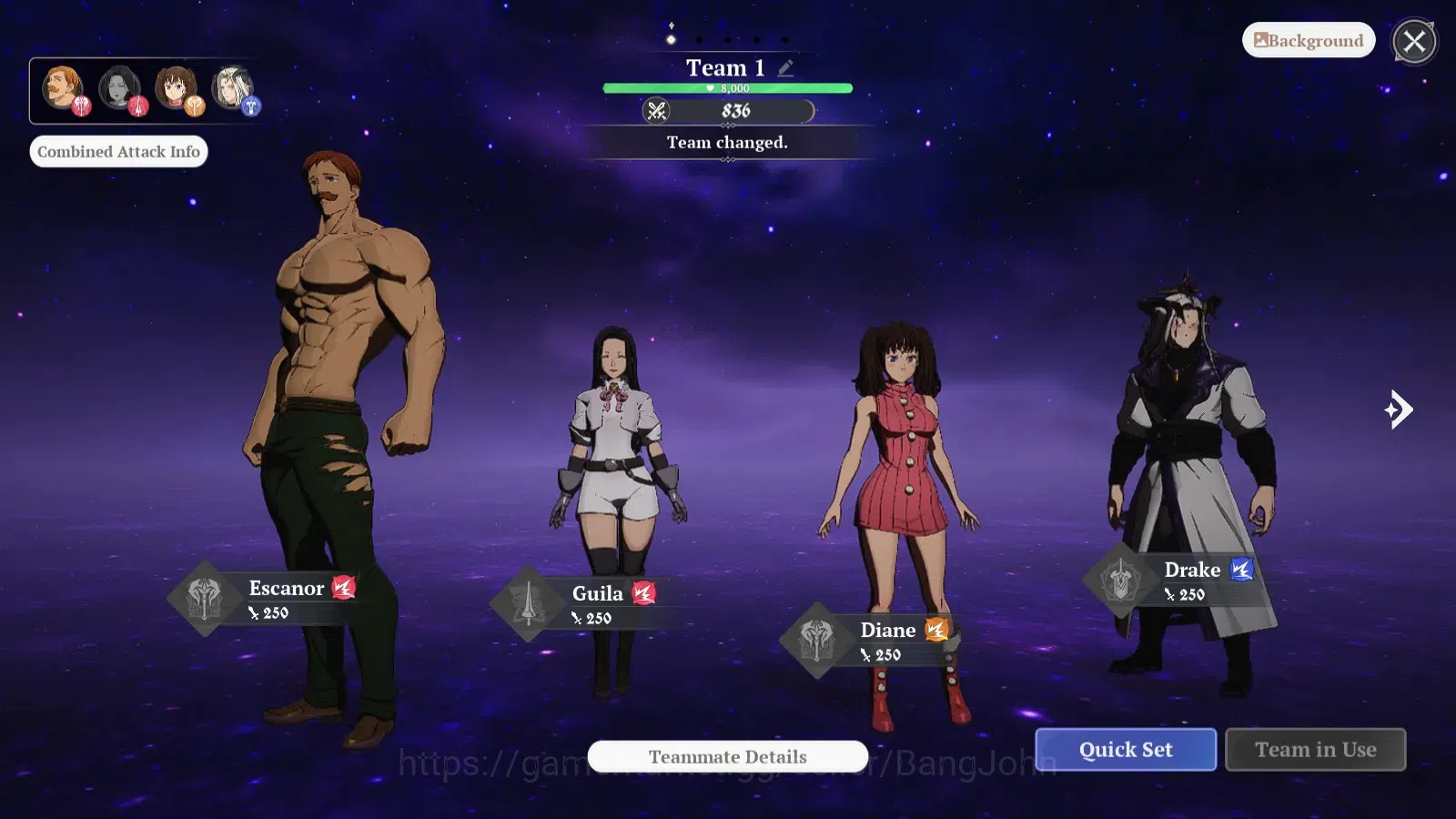 The Seven Deadly Sins: Origin Accounts EUROPE|Fresh Starter Lvl 2|4 SSR|Escanor,Guila,Dia image 4