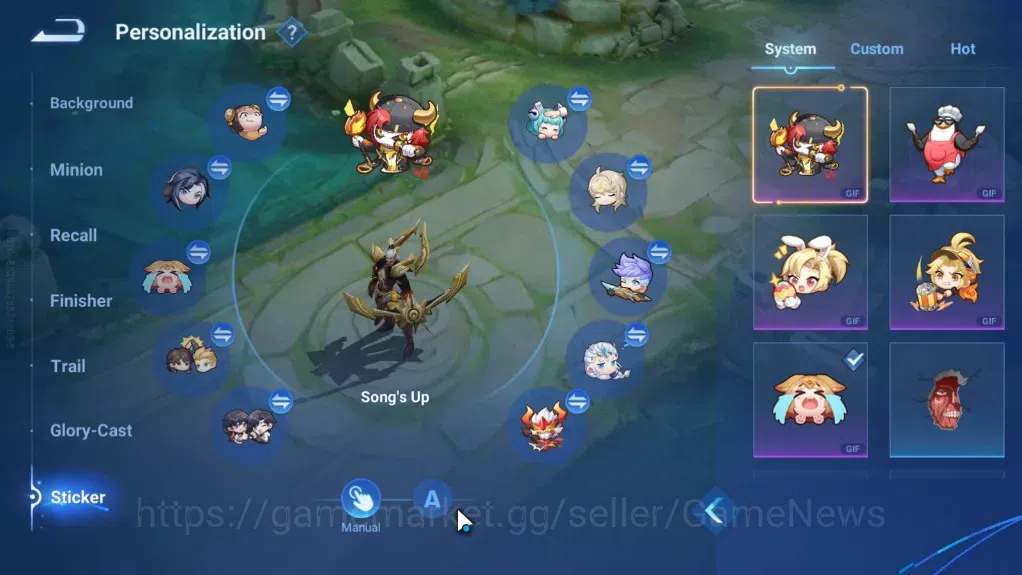 Honor of Kings Accounts Rare Skin Hero 107 Skin 69|Legend Yao,Zilong,Lam,KIC Luna,GM Gan&Mo,Collab AoT Mayene,Heino,14 13