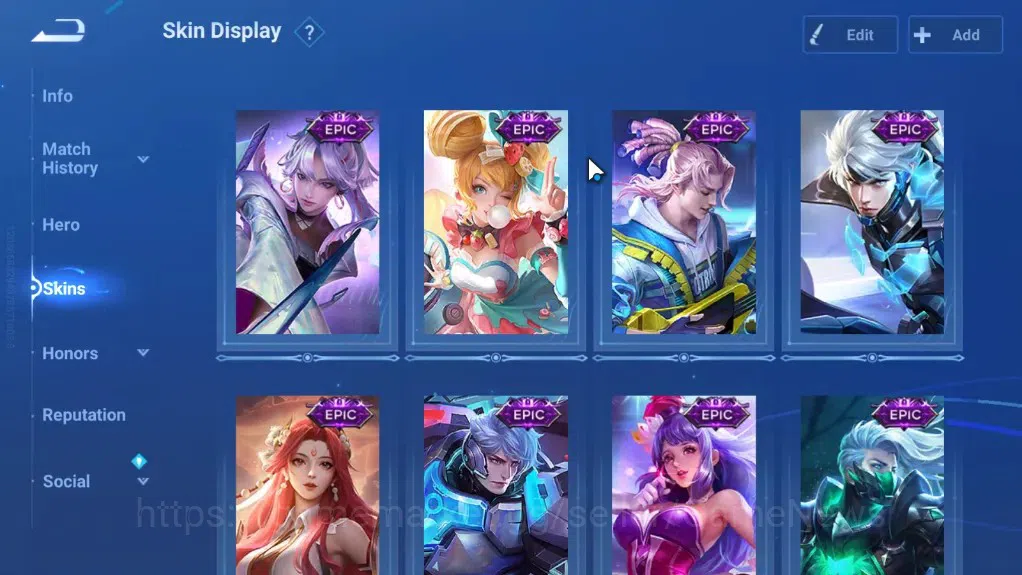 Honor of Kings Accounts Rare Skin Hero 107 Skin 69|Legend Yao,Zilong,Lam,KIC Luna,GM Gan&Mo,Collab AoT Mayene,Heino,14 4