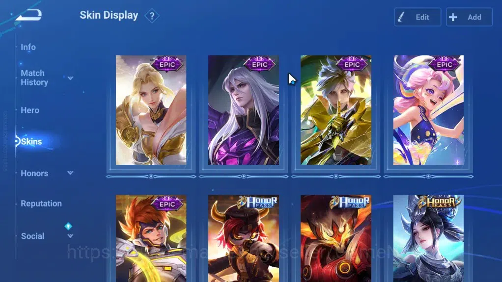Honor of Kings Accounts Rare Skin Hero 107 Skin 69|Legend Yao,Zilong,Lam,KIC Luna,GM Gan&Mo,Collab AoT Mayene,Heino,14 5