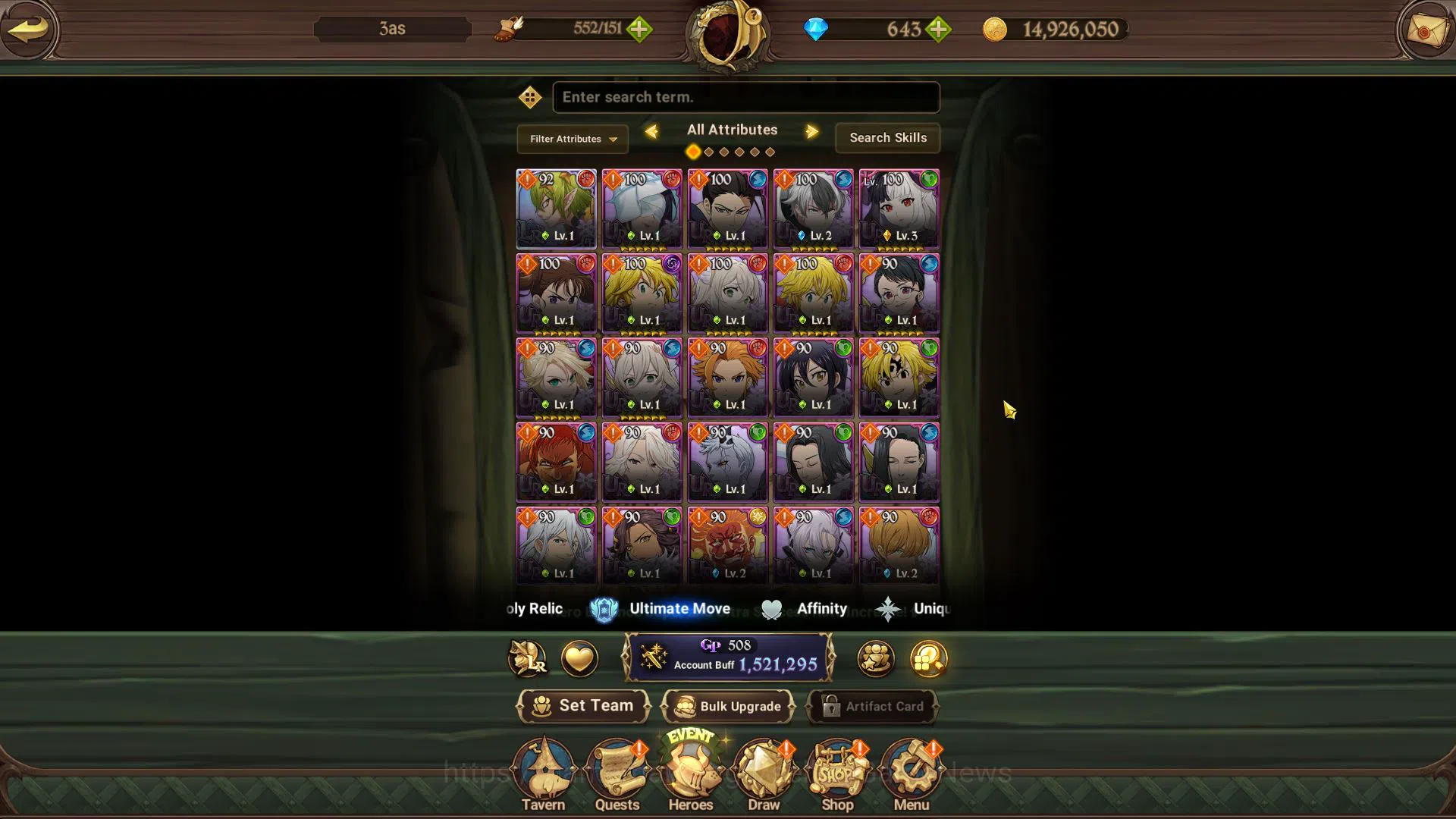The Seven Deadly Sins: Grand Cross Accounts Asia|1,5 M CC|643 DM|1 LR+4 UR|Fairy Helbram,Merli image 13