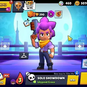 Brawl Stars Accounts 1043 Trophy|17 Brawlers 2 Max Lvl [Nita,Shelly] Myth Mortis|1 Rare Skins|5K Coins|CN ON|Take