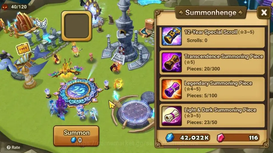 Summoners War: Sky Arena Accounts GLOBAL Lv 42|1 LD[Narsha]|6 Total NB5[Nora,Cheongp image 15