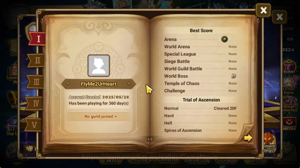 Summoners War: Sky Arena Accounts GLOBAL Lv 42|1 LD[Narsha]|6 Total NB5[Nora,Cheongp image 3