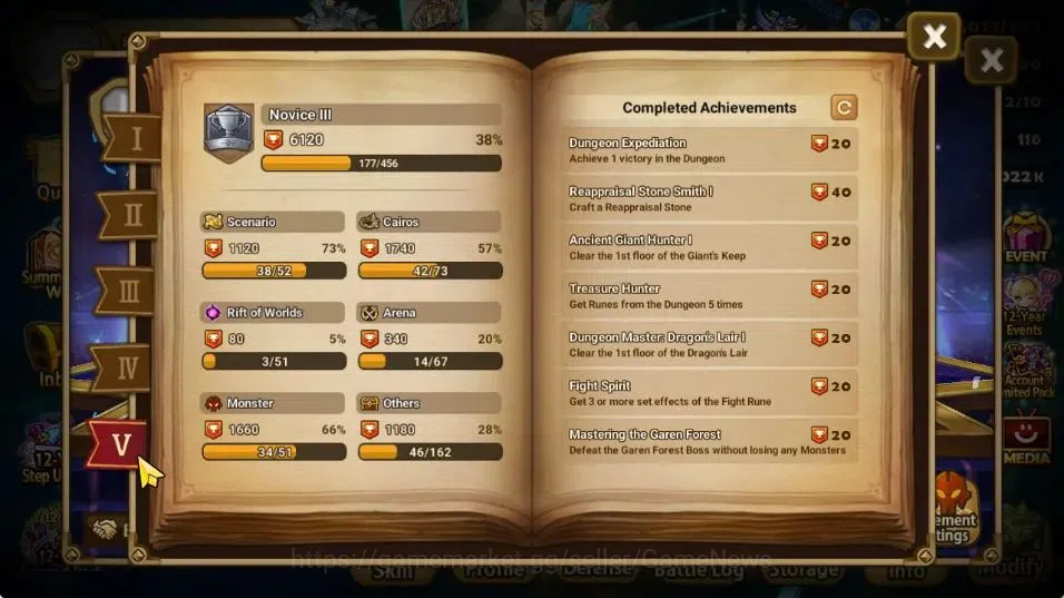 Summoners War: Sky Arena Accounts GLOBAL Lv 42|1 LD[Narsha]|6 Total NB5[Nora,Cheongp image 7