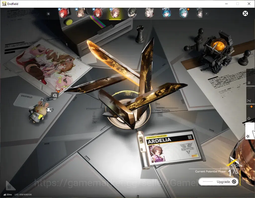 Arknights: Endfield Accounts Asia Lv51|6 SSR[Laevatain+Sign,Gilberta,Ember,ArdeliaP1+Sign,Pograni,Last Rite]|8 6 6