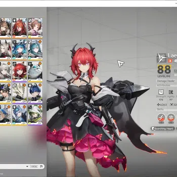Arknights: Endfield Accounts Asia Lv51|6 SSR[Laevatain+Sign,Gilberta,Ember,ArdeliaP1+Sign,Pograni,Last Rite]|8 6