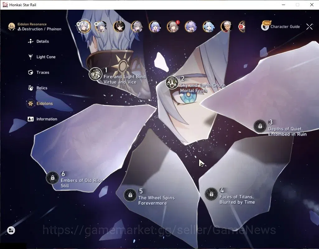 Honkai Star Rail Accounts Asia|TL 58|Phainon Prem Team|10 Limited|PhainonE2, image 5