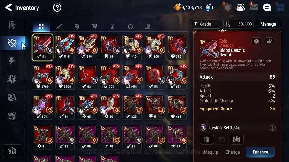 Epic Seven Accounts GLOBAL Unverif|New Era|2 ML(Rhianna&Luciella,Blood image 9