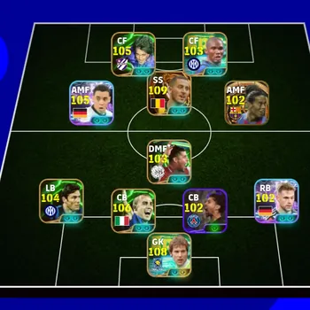 eFootball Accounts Legends & Iconic Players 5 MANAGER BOOSTER | COLECTIVE 3236+,BIGTIME EDEN HAZARD x G BATISTUTA x BIGTIME