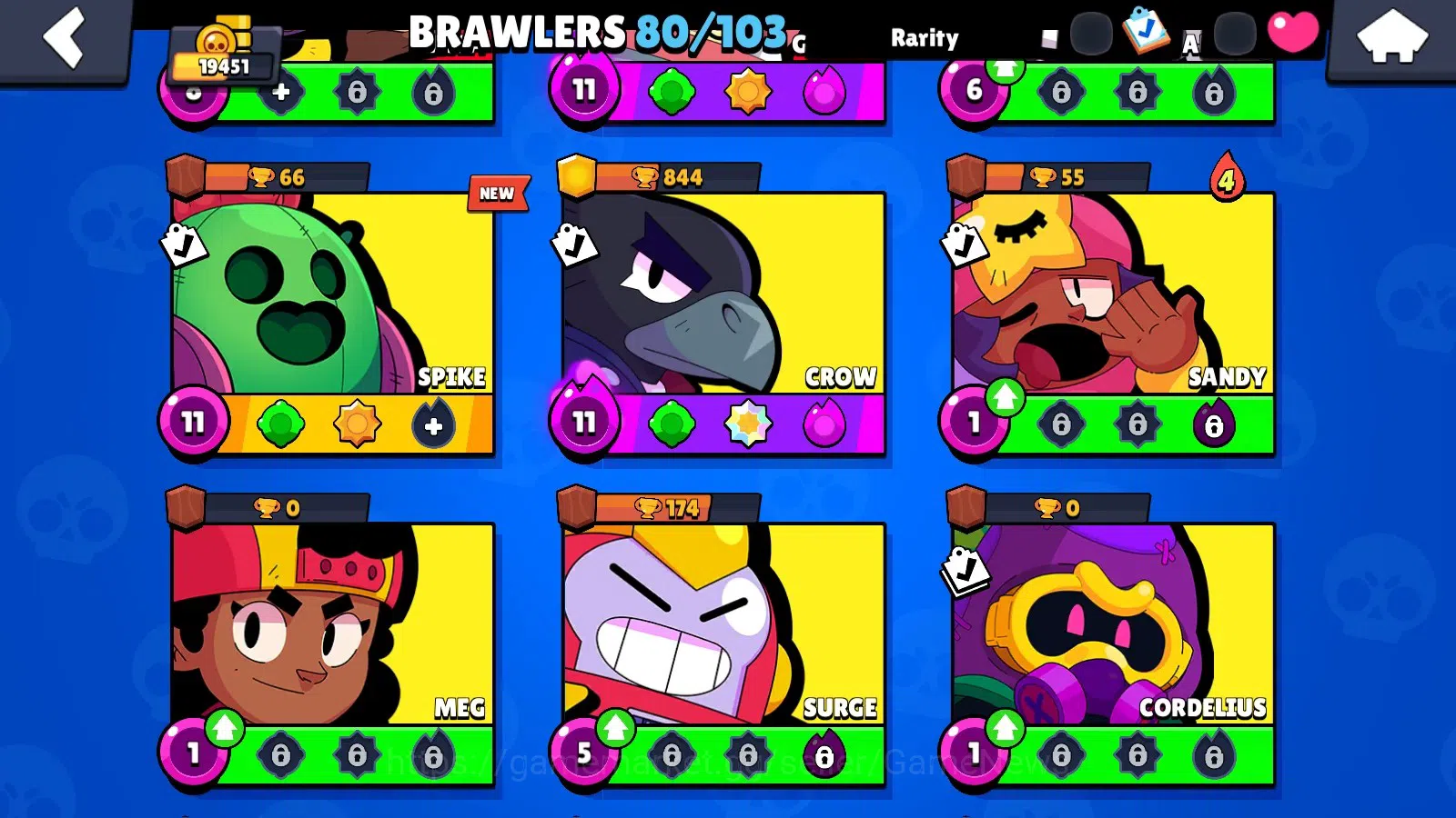 Brawl Stars Accounts 19451 Trophy|80 Brawlers 21 Max|UL(KAZE,SIRIUS)|Le image 13