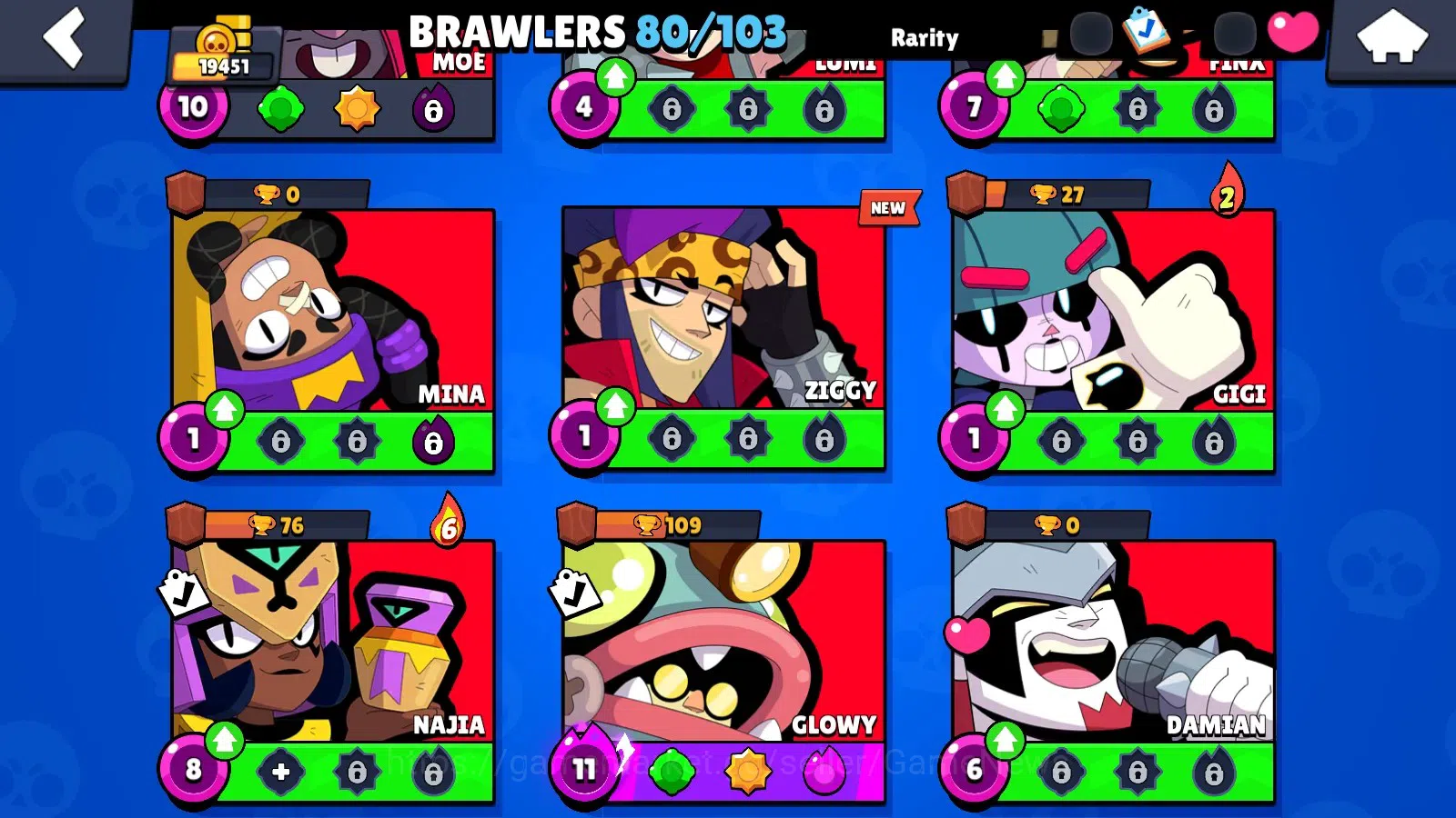 Brawl Stars Accounts 19451 Trophy|80 Brawlers 21 Max|UL(KAZE,SIRIUS)|Le image 14