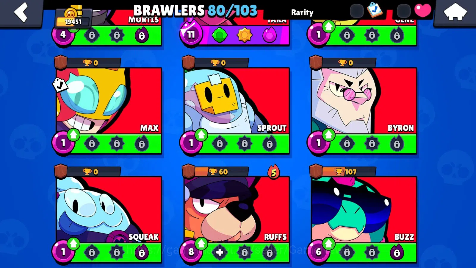 Brawl Stars Accounts 19451 Trophy|80 Brawlers 21 Max|UL(KAZE,SIRIUS)|Le image 16
