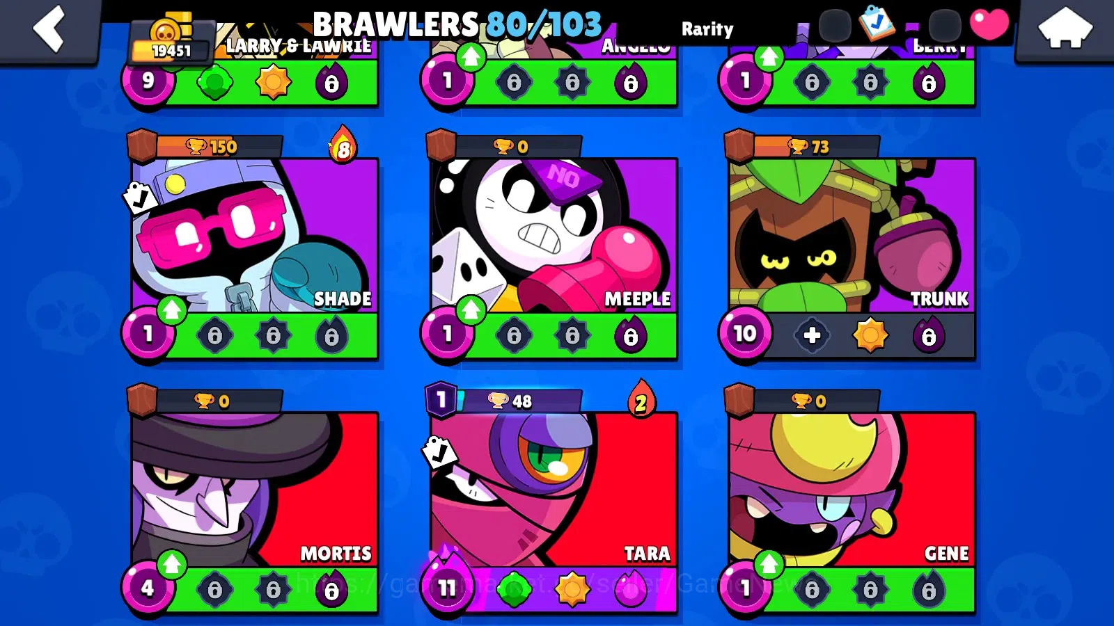 Brawl Stars Accounts 19451 Trophy|80 Brawlers 21 Max|UL(KAZE,SIRIUS)|Le image 17