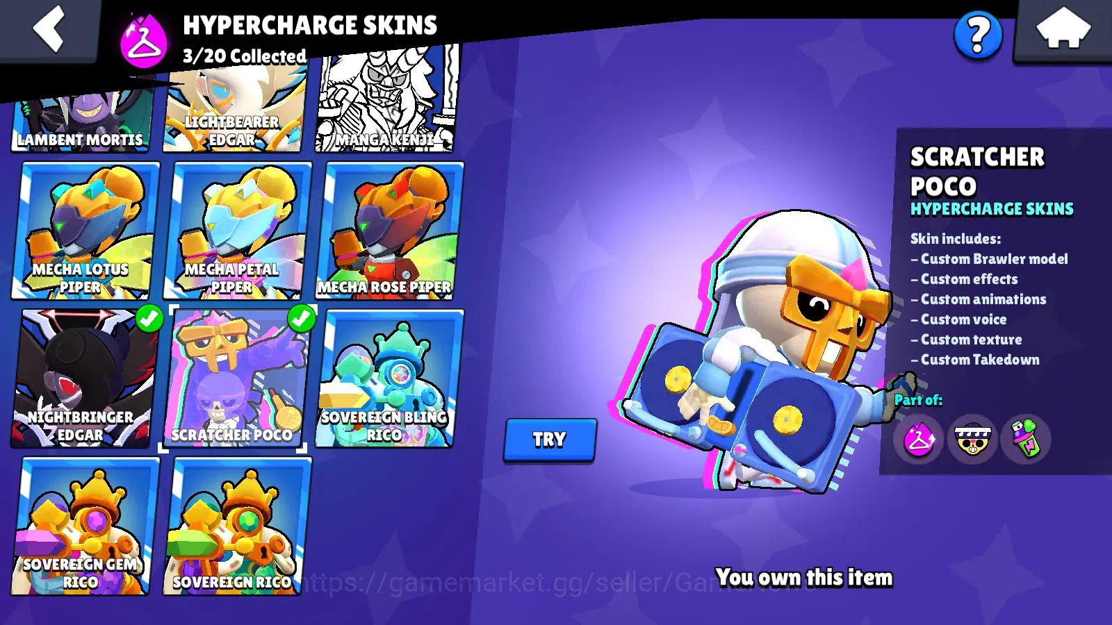 Brawl Stars Accounts 19451 Trophy|80 Brawlers 21 Max|UL(KAZE,SIRIUS)|Le image 19