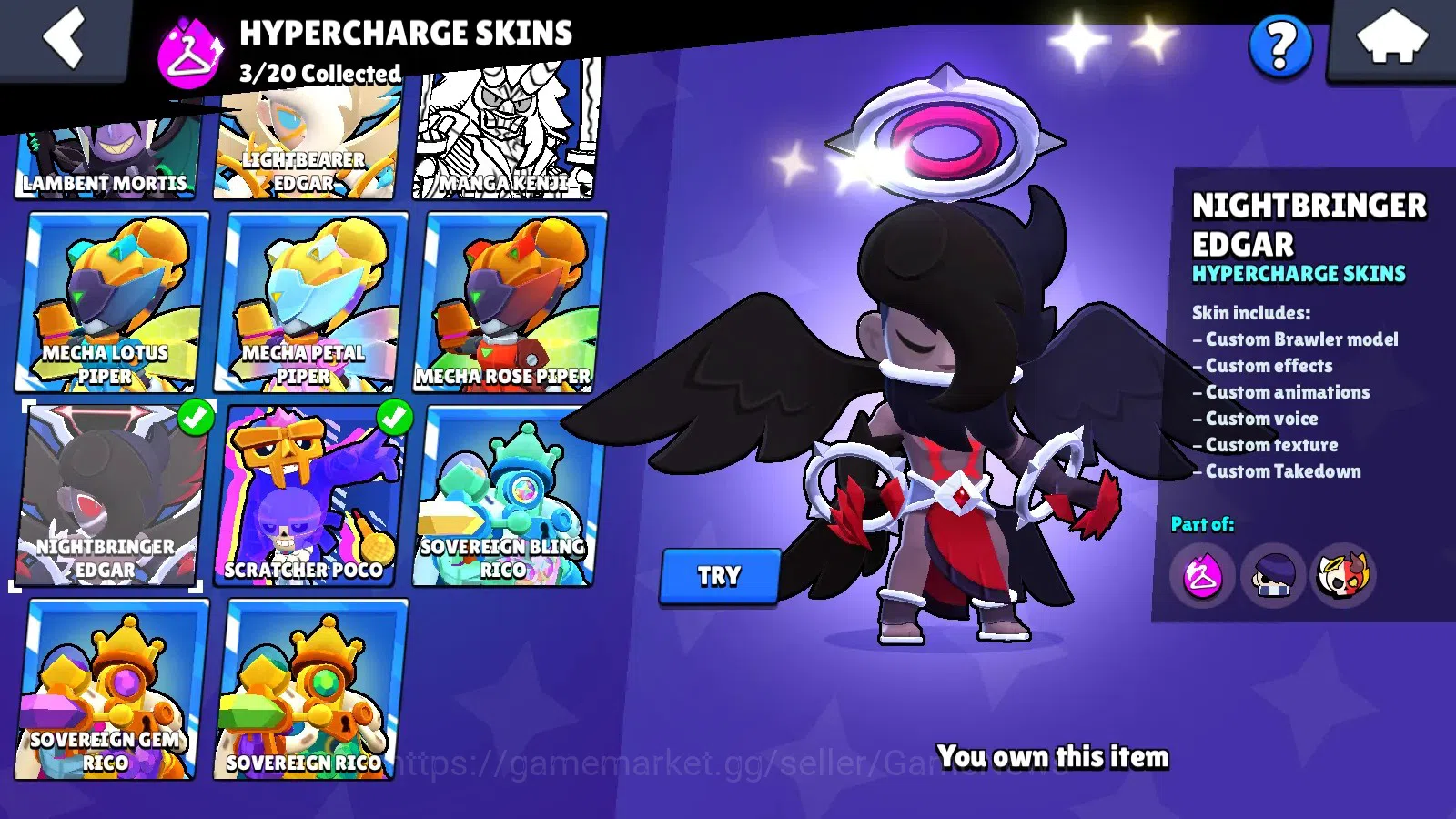 Brawl Stars Accounts 19451 Trophy|80 Brawlers 21 Max|UL(KAZE,SIRIUS)|Le image 20