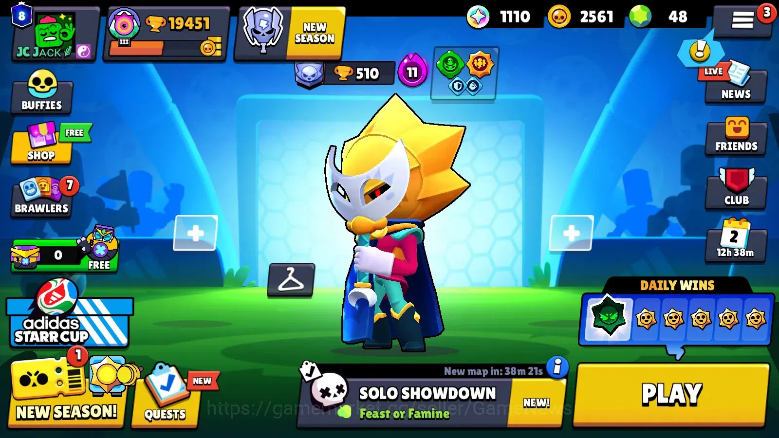 Brawl Stars Accounts 19451 Trophy|80 Brawlers 21 Max|UL(KAZE,SIRIUS)|Le image 3