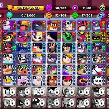 Brawl Stars Accounts 19451 Trophy|80 Brawlers 21 Max|UL(KAZE,SIRIUS)|Le image 1
