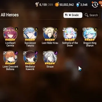 Epic Seven Accounts Starter Global|Unverif|Starter 8ML(Straze,LC Bellona,Lion Cermia,DK Sharun)Ivana,Hecate,Estelle,|PoH