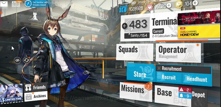 Arknights Accounts Mid-Tier Lv 24|51 OP + 1 Skin| Starter | Wisadel + 75520 Orundum + 104 Originium | Chapter 2-9 |Check