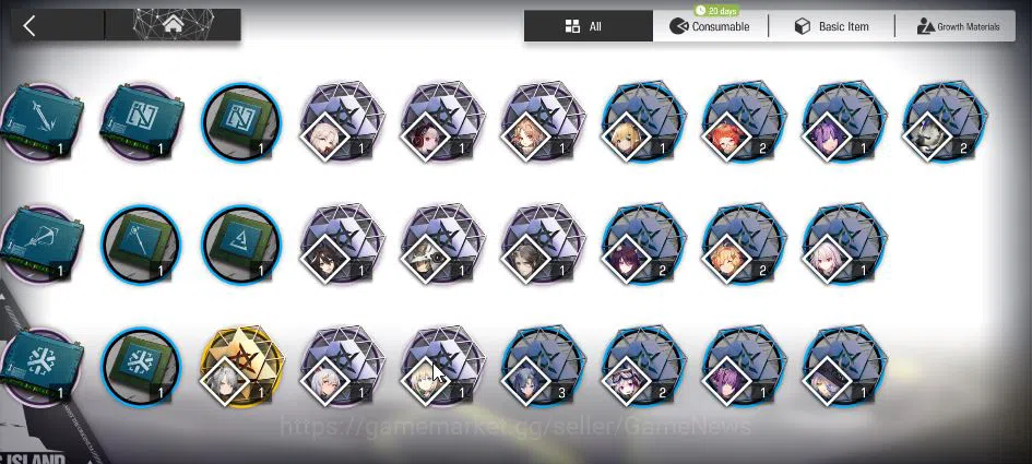 Arknights Accounts Mid-Tier Lv 24|51 OP + 1 Skin| Starter | Wisadel + 75520 Orundum + 104 Originium | Chapter 2-9 |Check 8