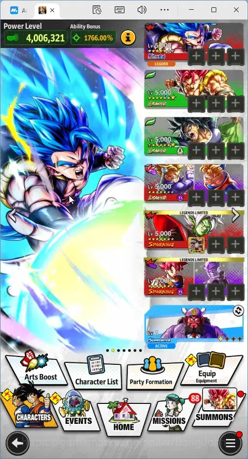 Dragon Ball Legends Accounts Global | Lvl 148|12.1M Total Power|122 CC|1 UL|3 L image 12