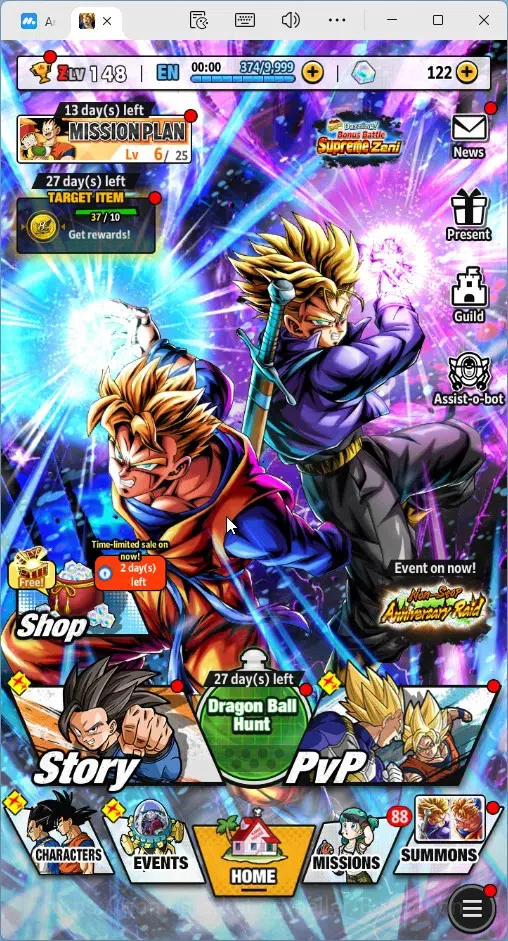 Dragon Ball Legends Accounts Global | Lvl 148|12.1M Total Power|122 CC|1 UL|3 L image 13