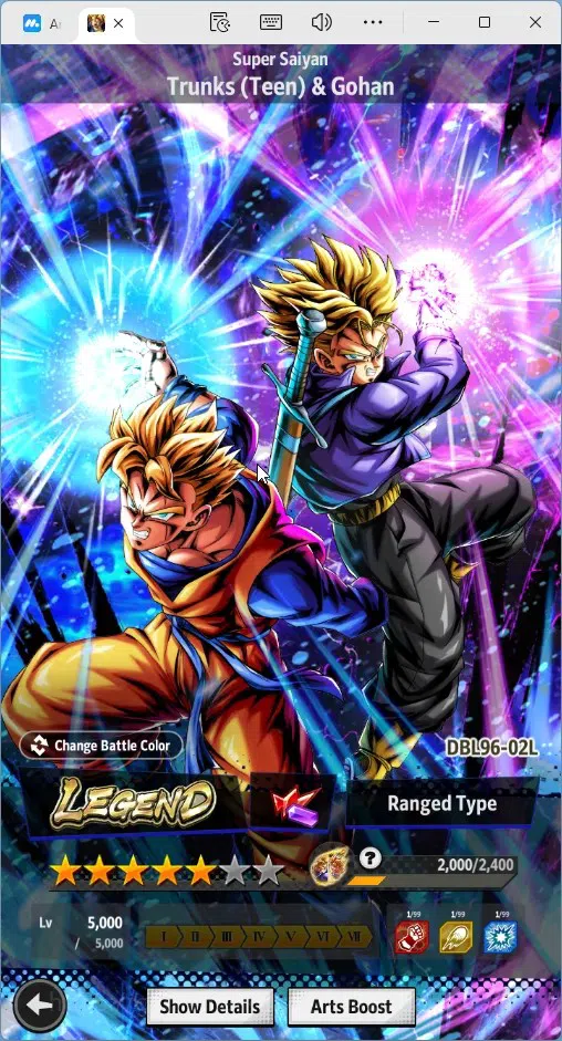 Dragon Ball Legends Accounts Global | Lvl 148|12.1M Total Power|122 CC|1 UL|3 L image 5