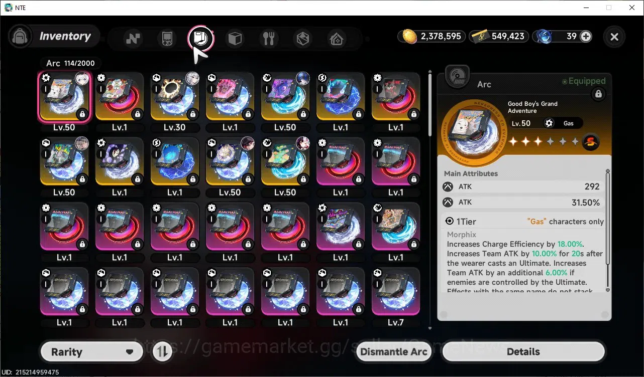 Neverness to Everness Accounts GLOBAL SEA|HL33|TL20|6SSR LacrimosaA1,Hotori,Sakir image 20