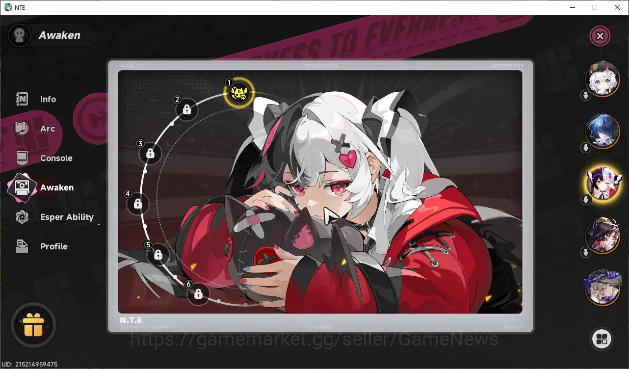Neverness to Everness Accounts GLOBAL SEA|HL33|TL20|6SSR LacrimosaA1,Hotori,Sakir image 4