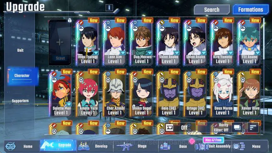 SD Gundam G Generation ETERNAL Accounts Global Rank 1|StrikeFreedom MaxLimitBreak,Destiny  image 6