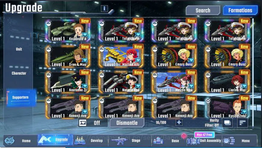 SD Gundam G Generation ETERNAL Accounts Global Rank 1|StrikeFreedom MaxLimitBreak,Destiny  image 7