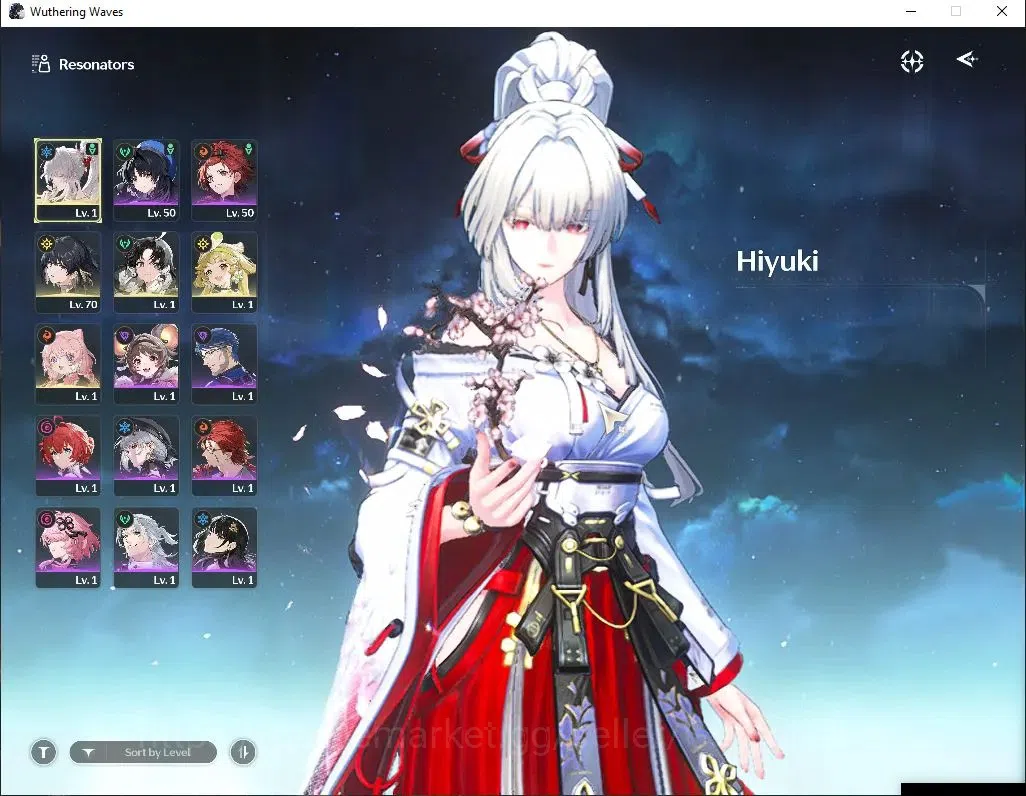 Wuthering Waves Accounts Reroll NA | UL 47 | 1 Limited | Hiyuki R4 + Sign | Data Bank Lv 30 | MC Female | Log Kuro | Check 2