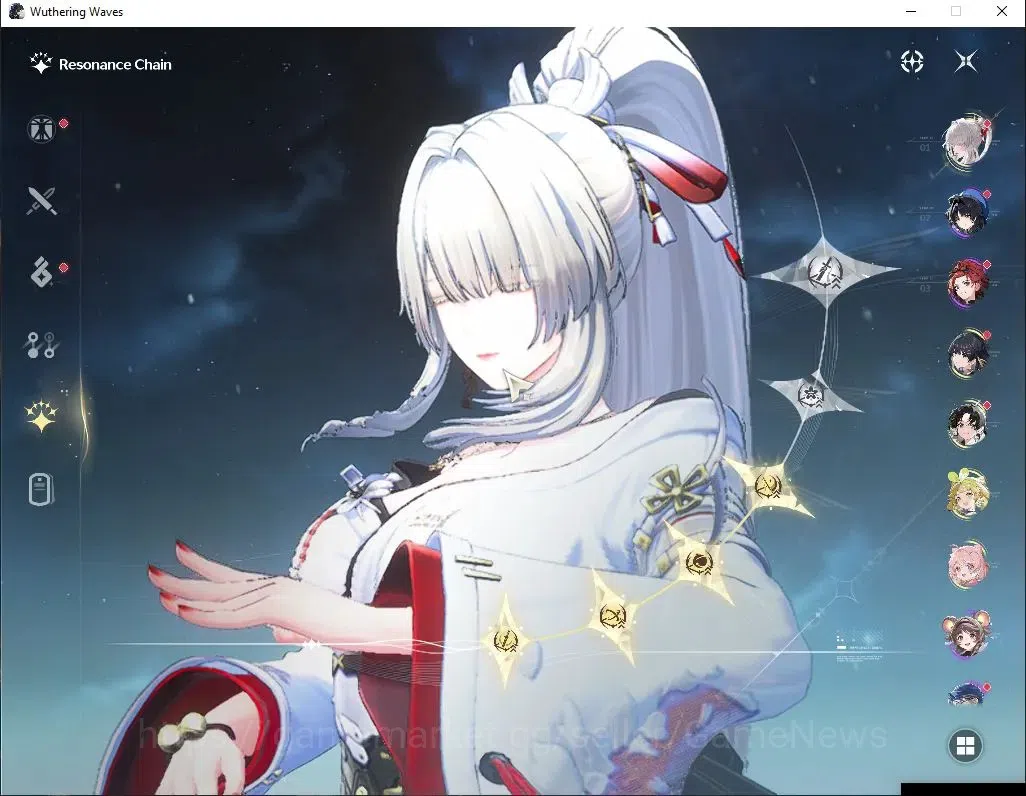 Wuthering Waves Accounts Reroll NA | UL 47 | 1 Limited | Hiyuki R4 + Sign | Data Bank Lv 30 | MC Female | Log Kuro | Check 3
