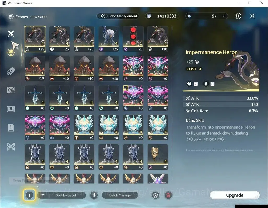 Wuthering Waves Accounts Reroll NA | UL 47 | 1 Limited | Hiyuki R4 + Sign | Data Bank Lv 30 | MC Female | Log Kuro | Check 6