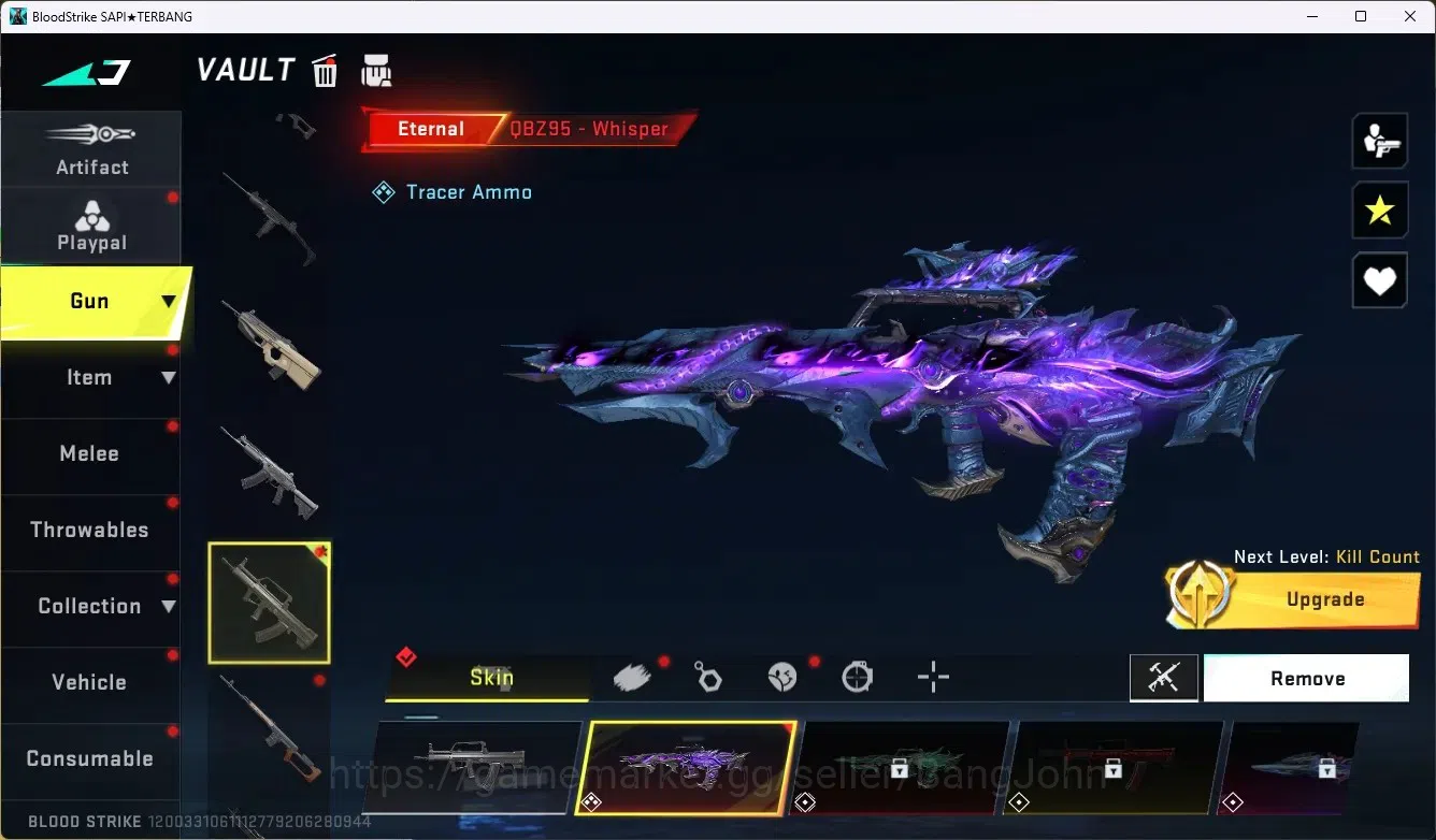 Blood Strike Accounts ASIA | 1 Eternal Gun: QBZ95 - Whisper | 1 Name-Cha image 2