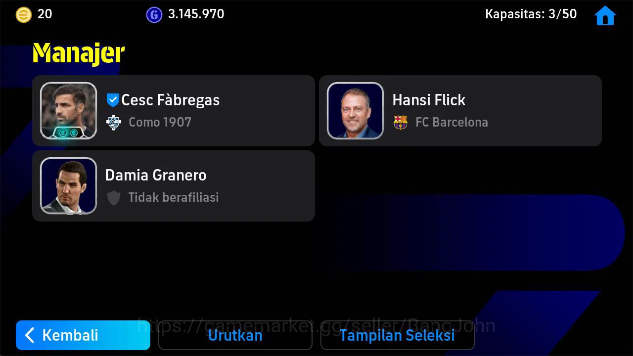 eFootball Accounts Power 3136, Xavi epic new, rio Ferdinand legend, D image 5