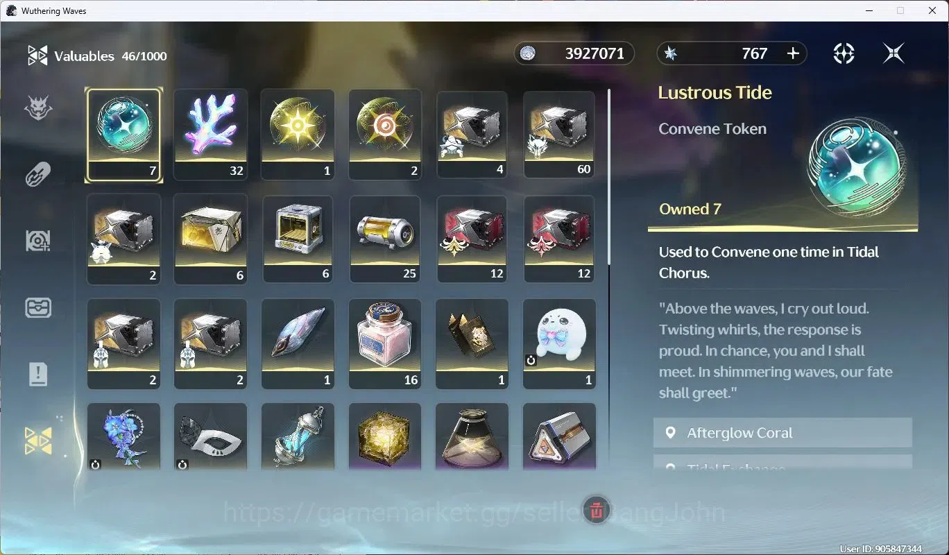 Wuthering Waves Accounts SEA|UL75 |Rank8| 6x 5* CharLimit (Mornnye,Luck,Gal image 13
