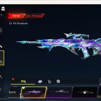 Blood Strike Accounts Collab Skin ASIA | 2 Eternal Gun: Kala-Whisper,MP7-Tidesong|1 Ultra Melee: The Iron-|2 Collab Gun|2