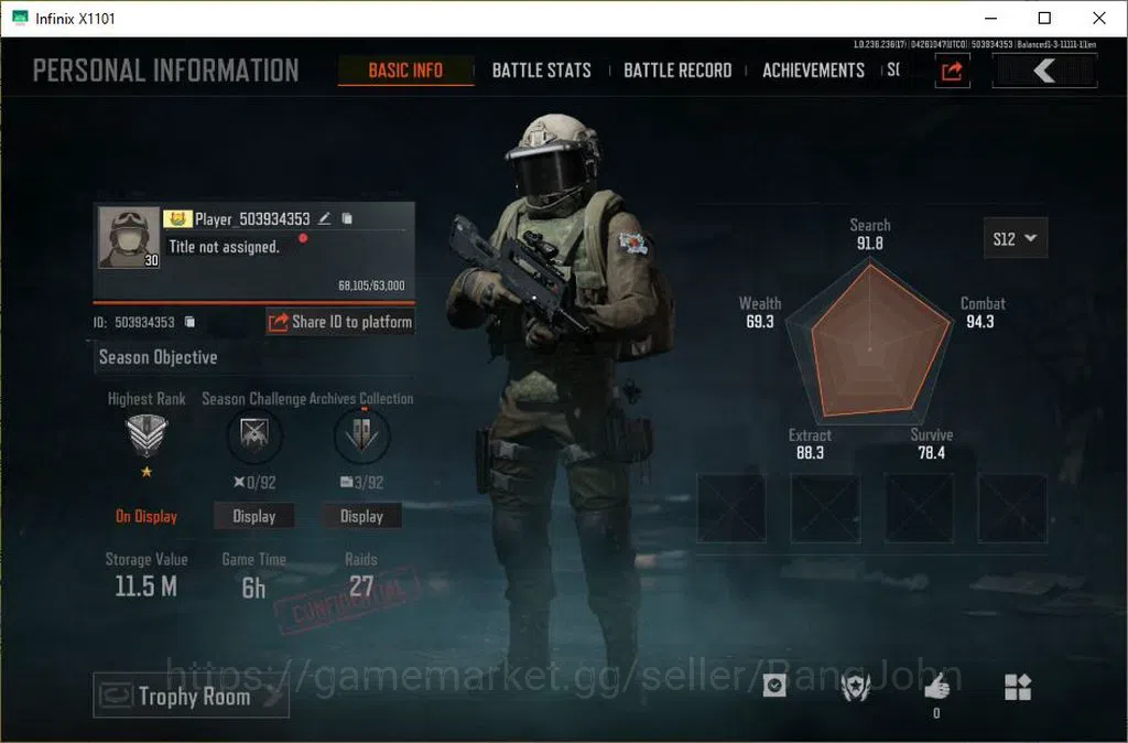 Arena Breakout Accounts MOBILE Lvl 30 | SV 11,5 M |CV 8,1 M MORE SKIN MORE image 1