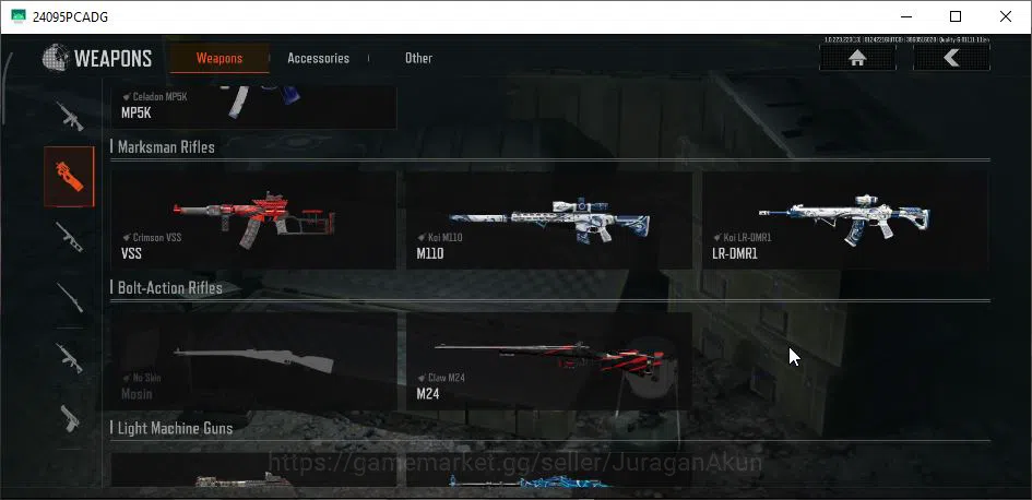 Arena Breakout Accounts Mid-Tier [MOBILE] Lv30|SV 22M|CV 21M|Urban Sports|Koi MDR,Crimson VSS,LR DMR Koi,Etc|GearSkin|CN 6