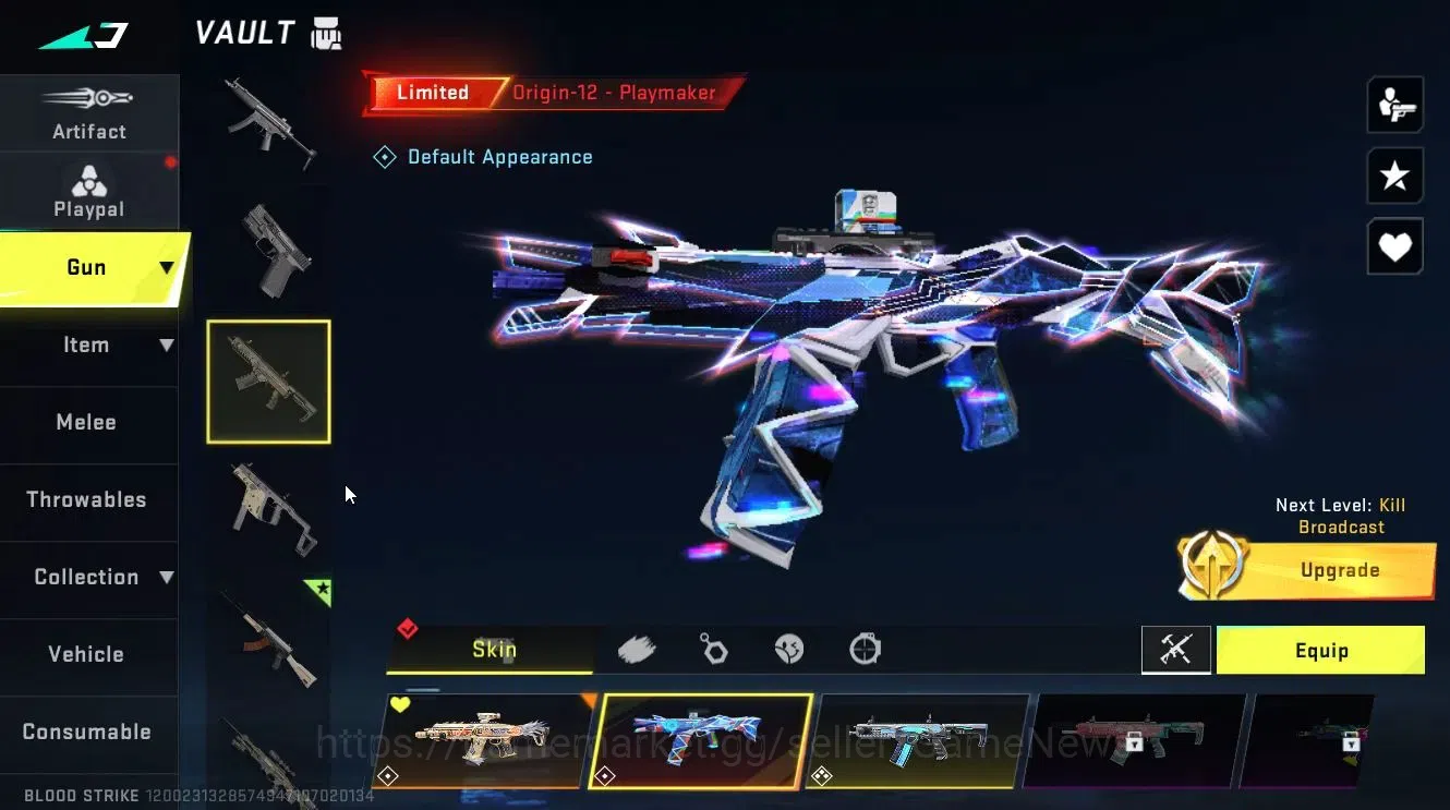 Blood Strike Accounts Collab Skin ASIA|ETERNAL AK47 Lv3|Collab BLEACH [Toshiro, Etc]+TR [FN2000]|Anniv EVO FAL-Draco|ULTRA 20