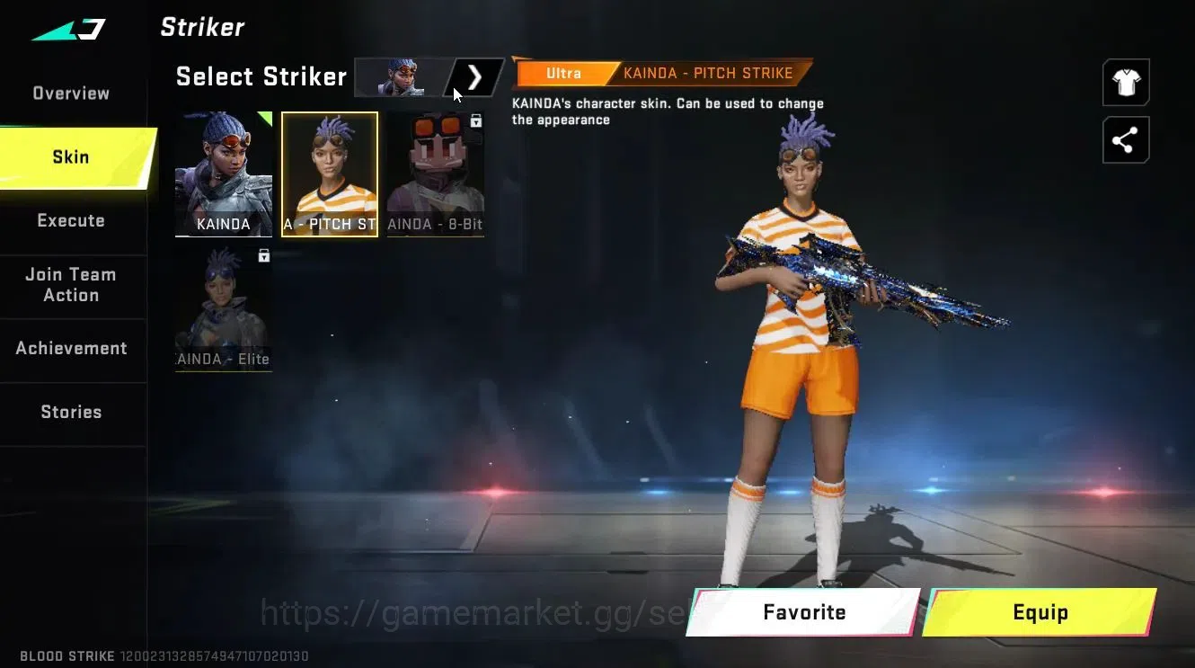 Blood Strike Accounts Collab Skin ASIA|ETERNAL AK47 Lv3|Collab BLEACH [Toshiro, Etc]+TR [FN2000]|Anniv EVO FAL-Draco|ULTRA 7