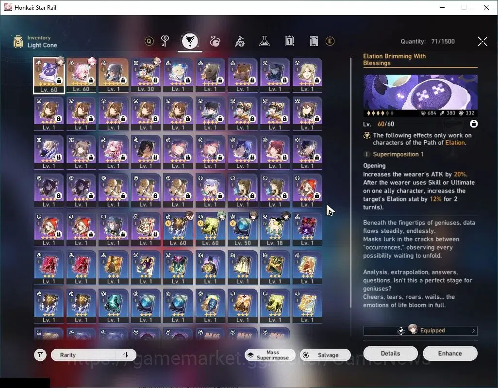 Honkai Star Rail Accounts Asia|TL 46| Free HI3 | 4 Limited | Evanescia E1+Si image 6