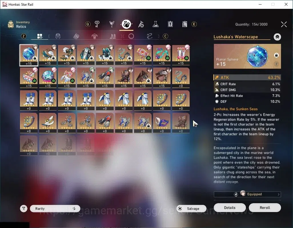 Honkai Star Rail Accounts Asia|TL 46| Free HI3 | 4 Limited | Evanescia E1+Si image 8