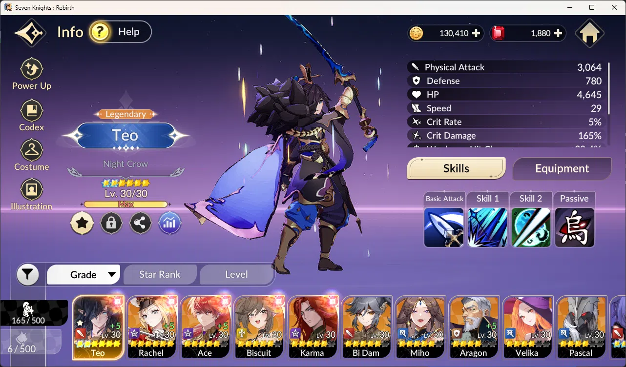 Seven Knights Re:Birth Accounts [Re:BIRTH] Global3000xxx|1800 Ruby + 10 Legendary  image 2