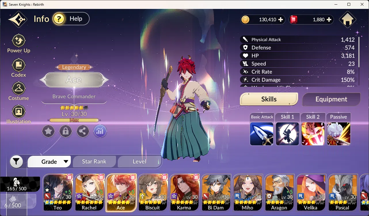 Seven Knights Re:Birth Accounts [Re:BIRTH] Global3000xxx|1800 Ruby + 10 Legendary  image 5