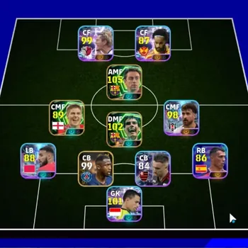 eFootball Accounts High-End Android|Power 2986|4 Epic Xavi,Pep Guardiola,Steven Gerrard|8 Show Time Emil Audero,Suzuki