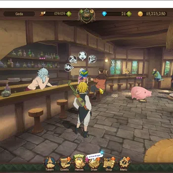 The Seven Deadly Sins: Grand Cross Accounts Starter Global | 1,2 M CC | Chapter 4 | 1 LR + 4 UR | Helbram, Meresca2/6, ODK